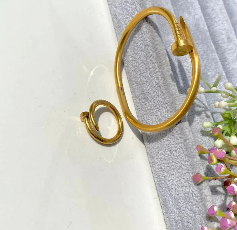 Nail Bangle + Nail Ring