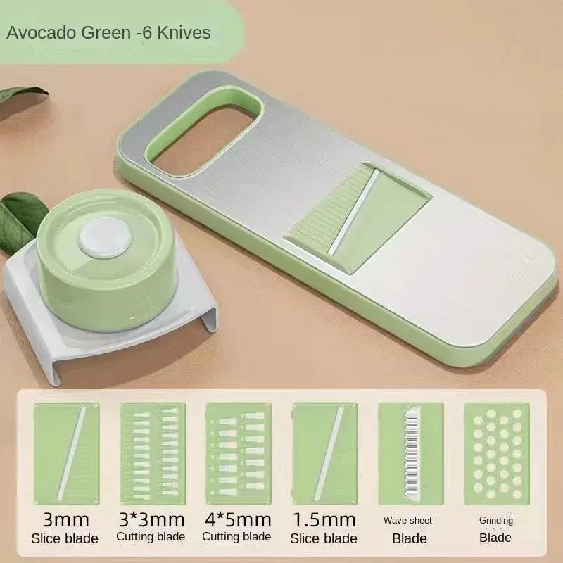 5 in 1 Stainless Steel Vegetable Cutter And Slicer