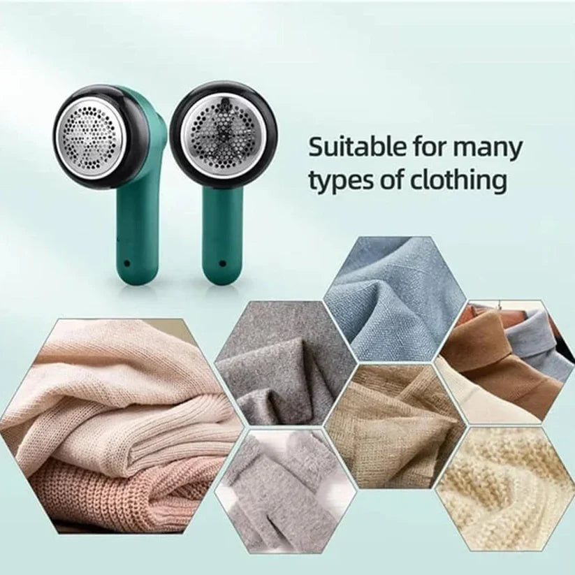 Electric Fabric Shaver Clothes Lint Remover rechargeable (AC/DC)