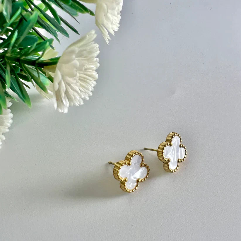 Red  OR  White Clover Jewellery Set