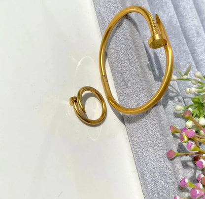 Nail Bangle + Nail Ring
