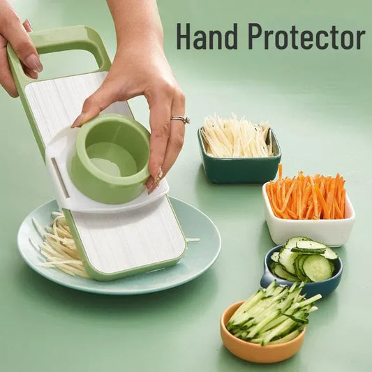 5 in 1 Stainless Steel Vegetable Cutter And Slicer